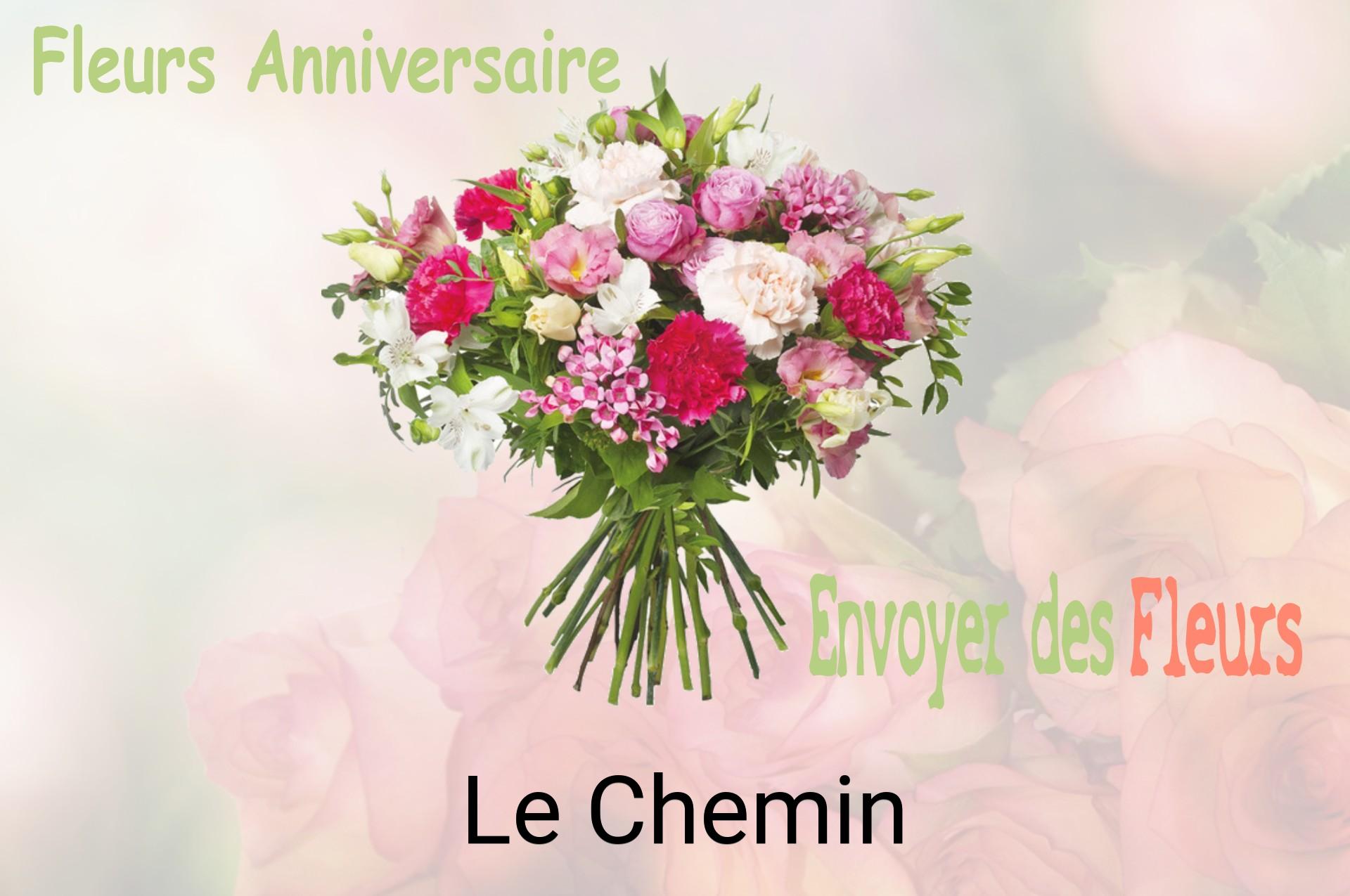 Bouquet de fleurs d’anniversaire livré à Le Chemin